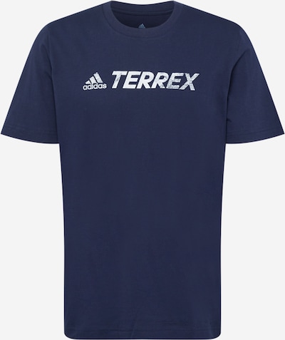 adidas Terrex Performance Shirt in Blue / White, Item view