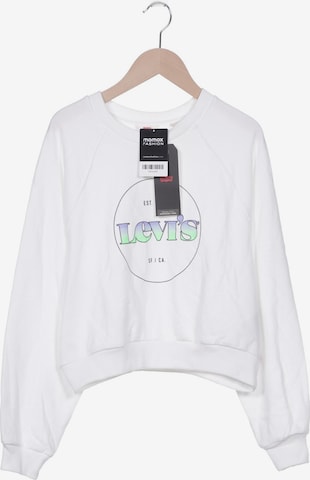 LEVI'S ® Sweatshirt & Zip-Up Hoodie in XS in White: front