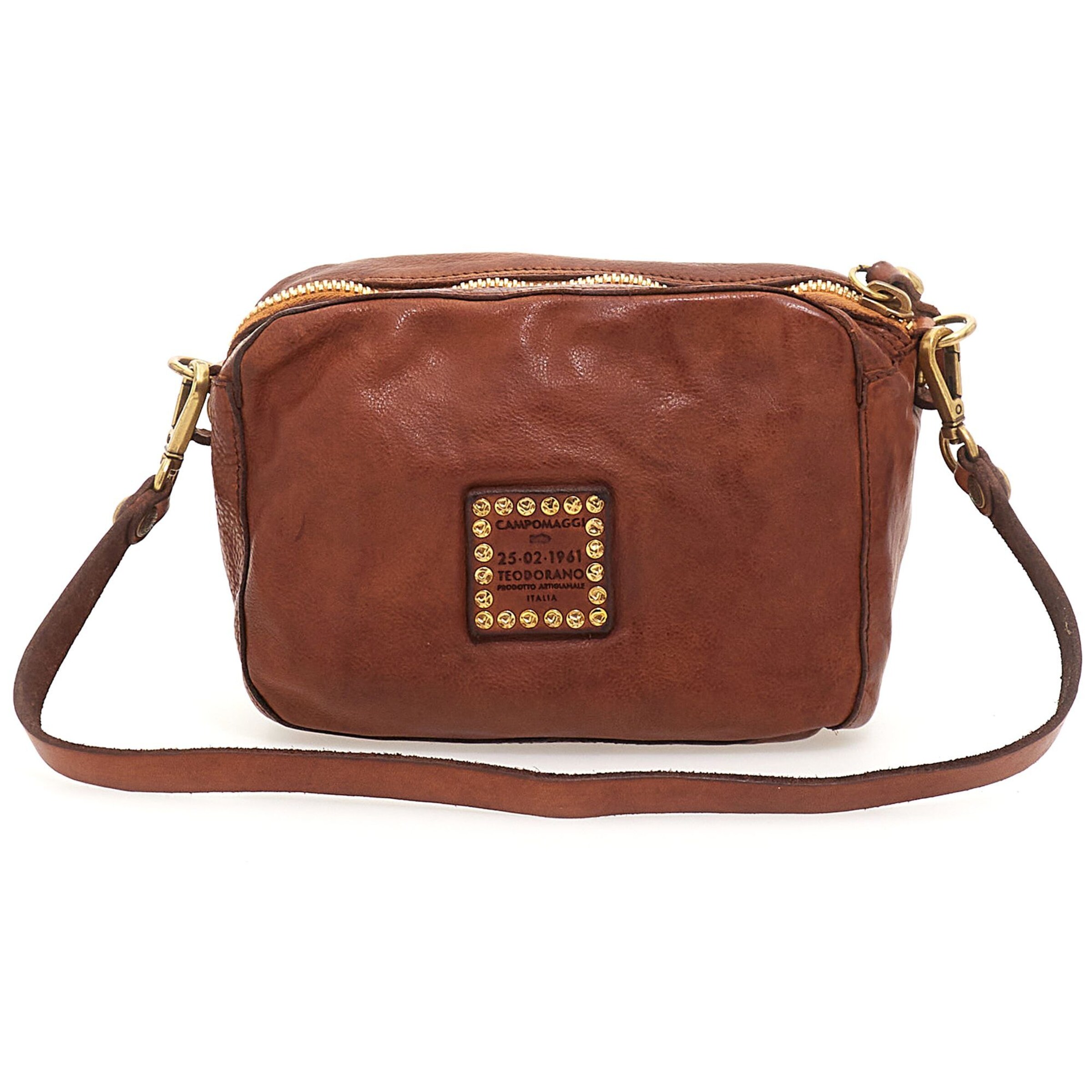 Campomaggi Umhängetasche in Braun: Vorderseite