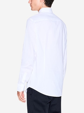Regular fit Camicia '8NZC31 ZN28Z' di ARMANI EXCHANGE in bianco