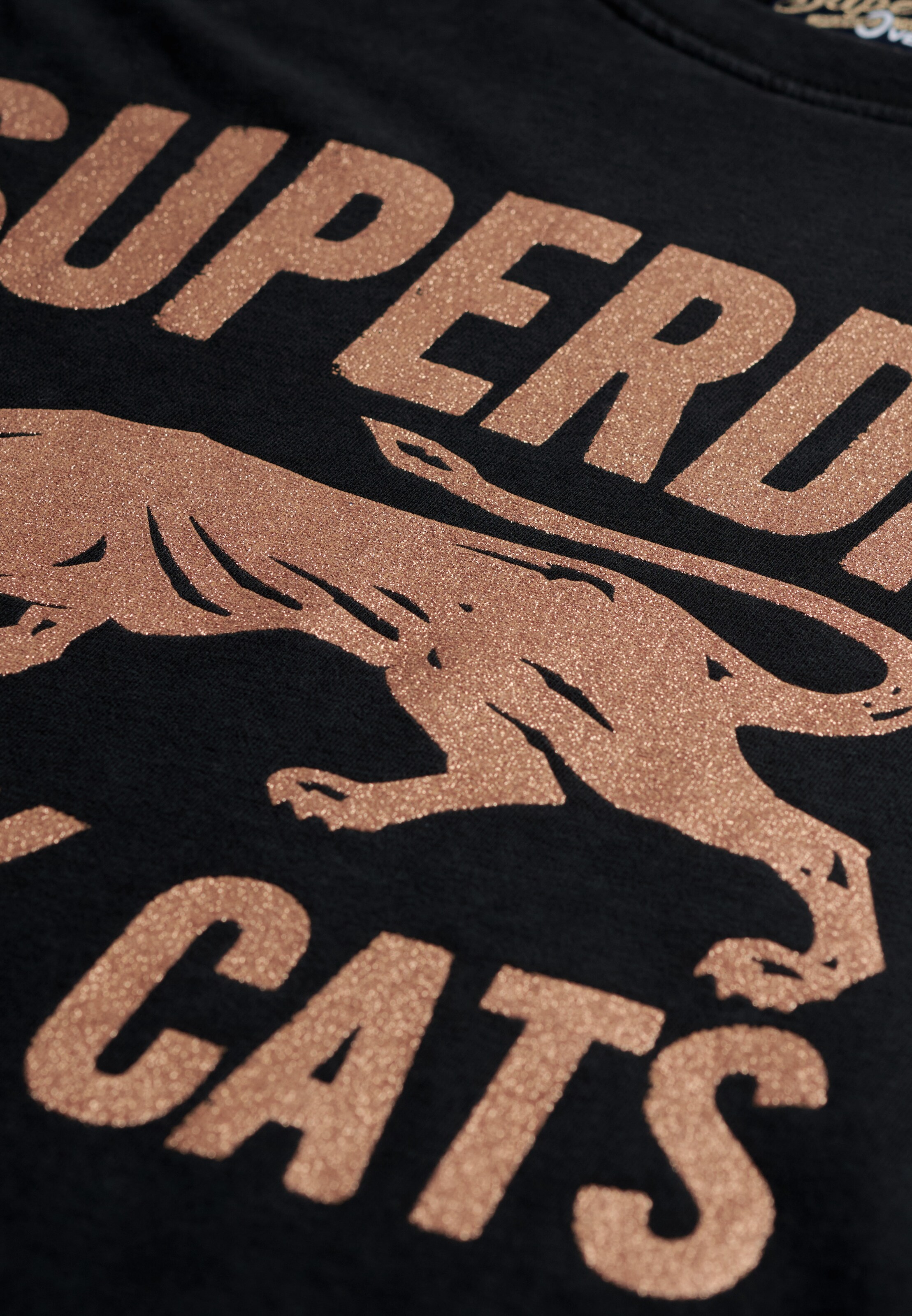 T-shirt 'Varsity' Superdry en noir