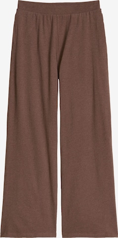 Pantalon de pyjama ' Loungewear-Styles ' Marc O'Polo en marron : devant