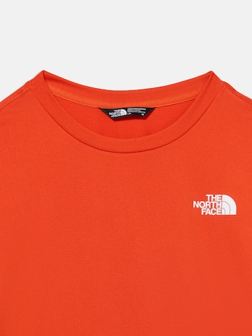 THE NORTH FACE Funkcionalna majica | rdeča barva
