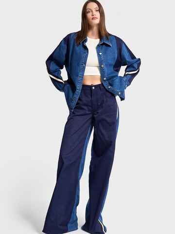 IT'S BASIC Tussenjas 'Straight Denim Jacket' in Blauw