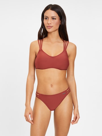 BRUNO BANANI Bustier Bikini in Braun: predná strana