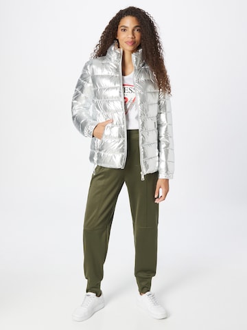 GUESS Between-season jacket 'FIORENZA' in Silver