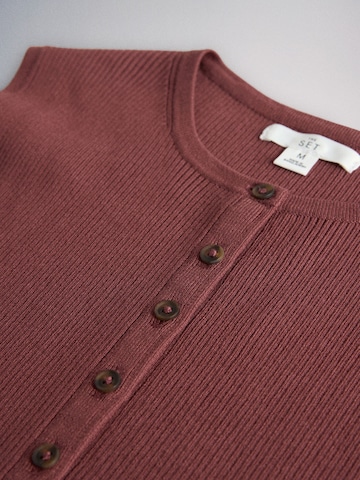 Cardigan The Set en marron
