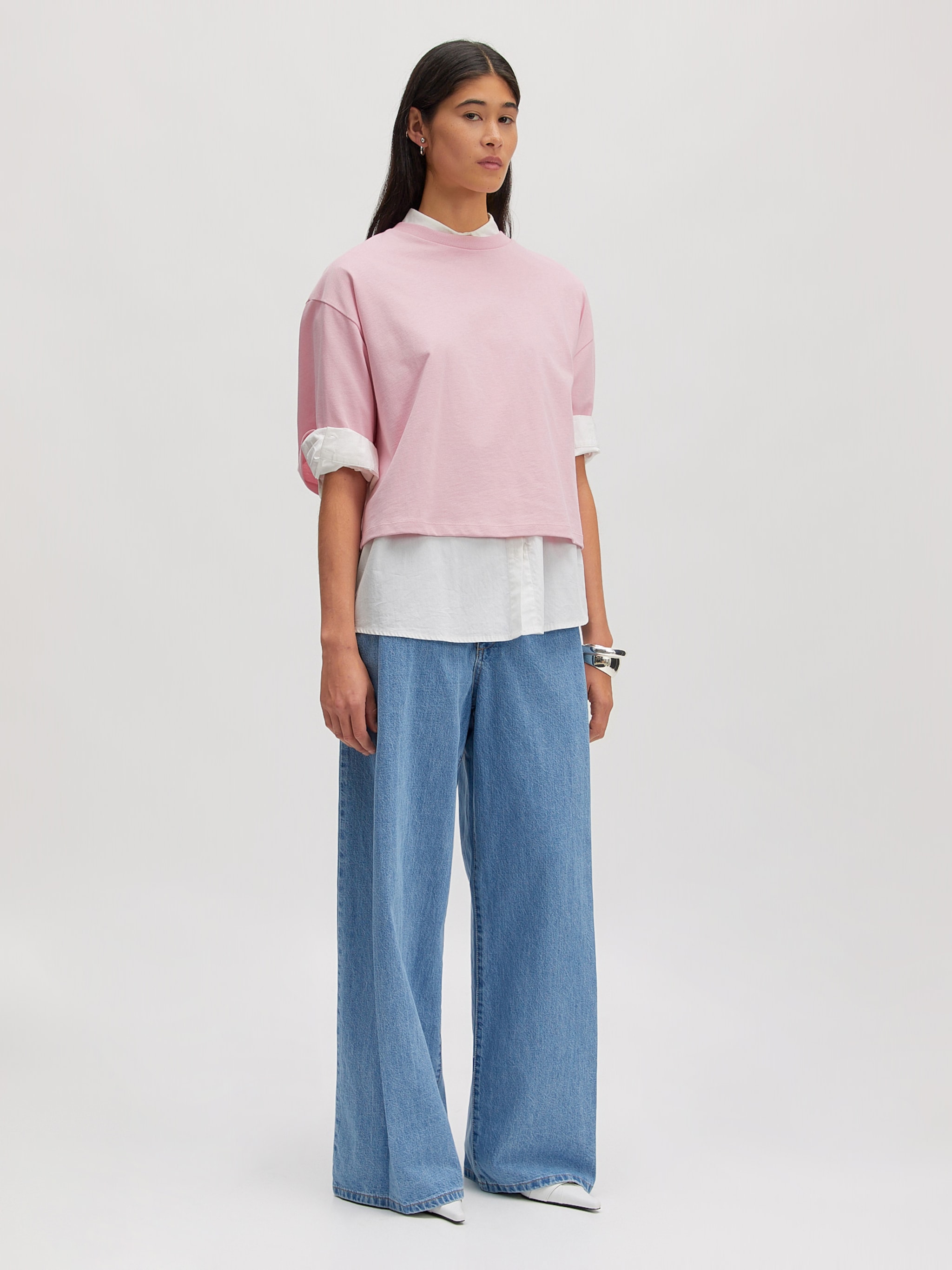 EDITED Nieuwigheden Shirt 'Enzo' Pink