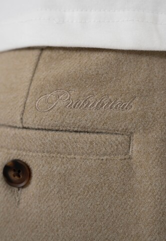Prohibited Loose fit Pleat-front trousers 'Podium' in Beige