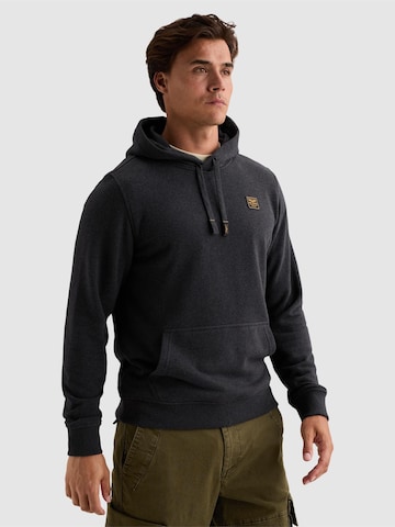 PME Legend Sweatshirt 'Hoodie with rubber badge and kangaroo pocket' in Blauw