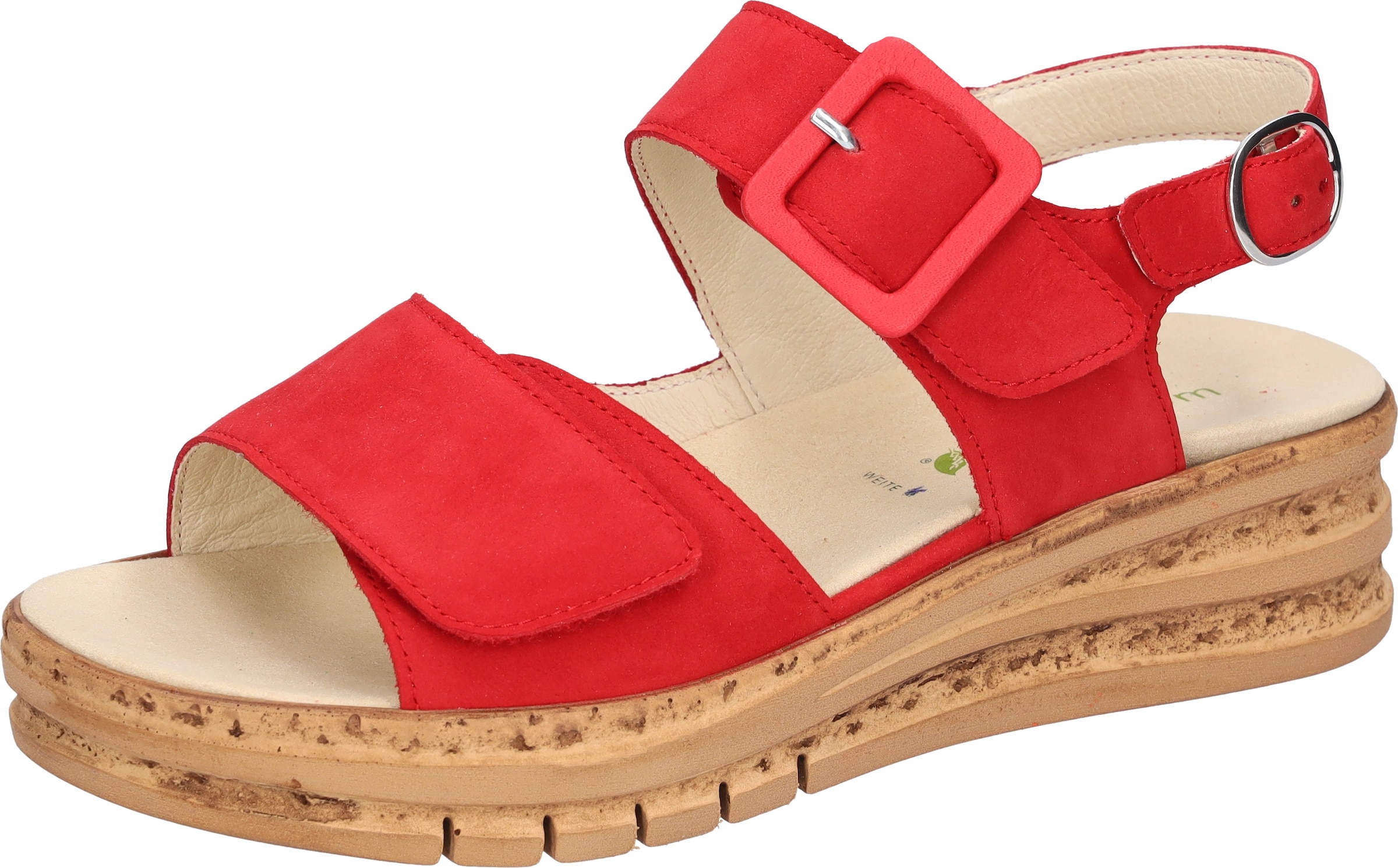 WALDLÄUFER Sandals in Red: front
