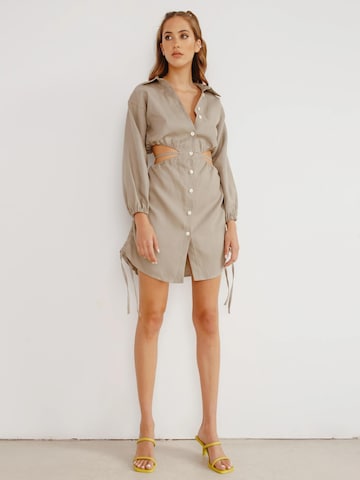 Abito di CACTUS THE BRAND in beige: frontale