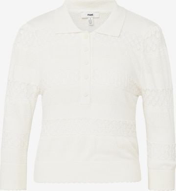 Mavi Sweater in White: front