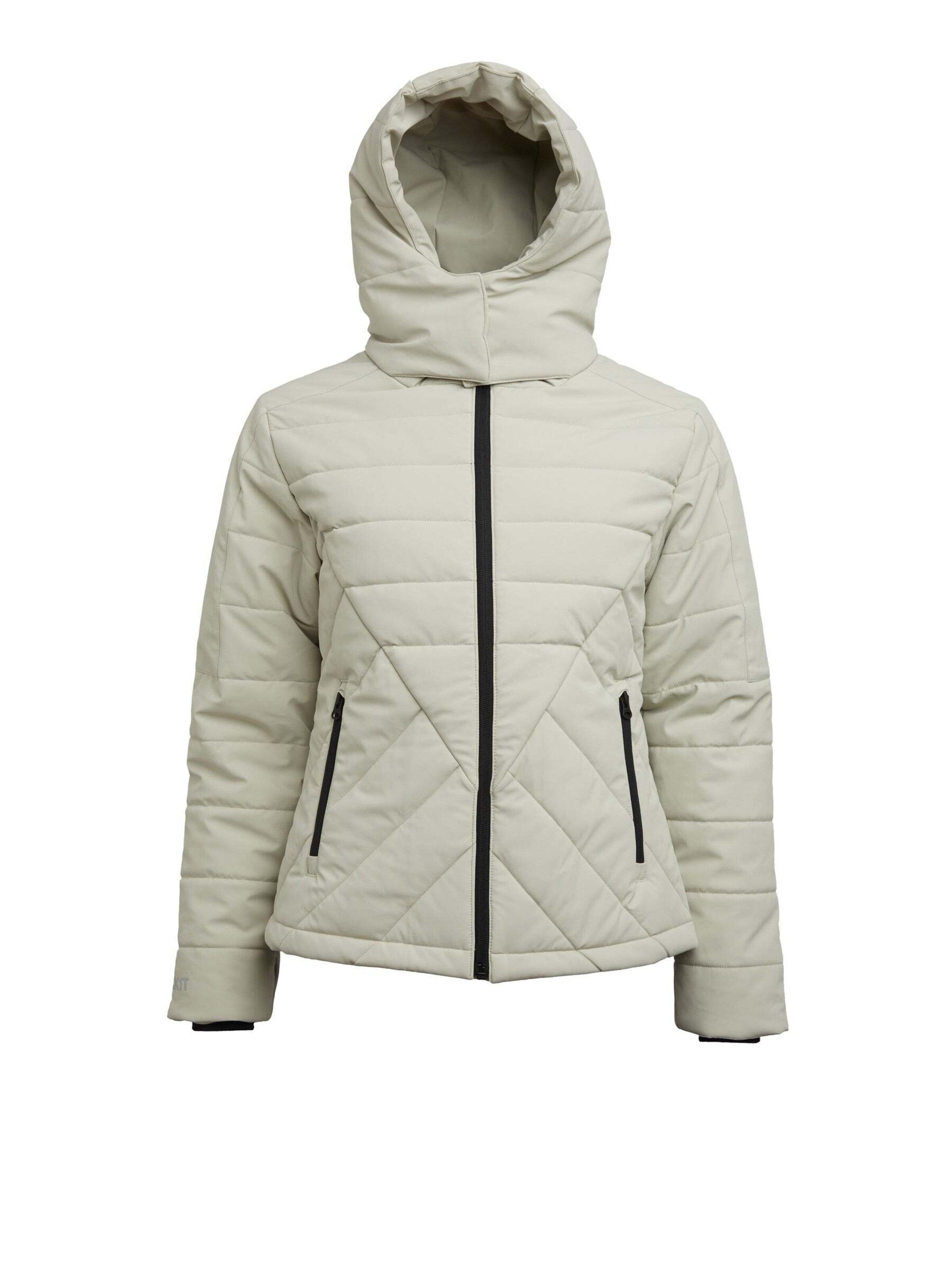 JACK1T Funktionsjacke 'Isotope' in Weiß: Vorderseite