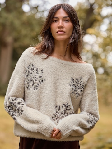 Next Sweater in Beige: front