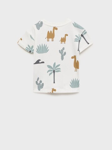 MANGO KIDS T-shirt 'DESERT' i vit