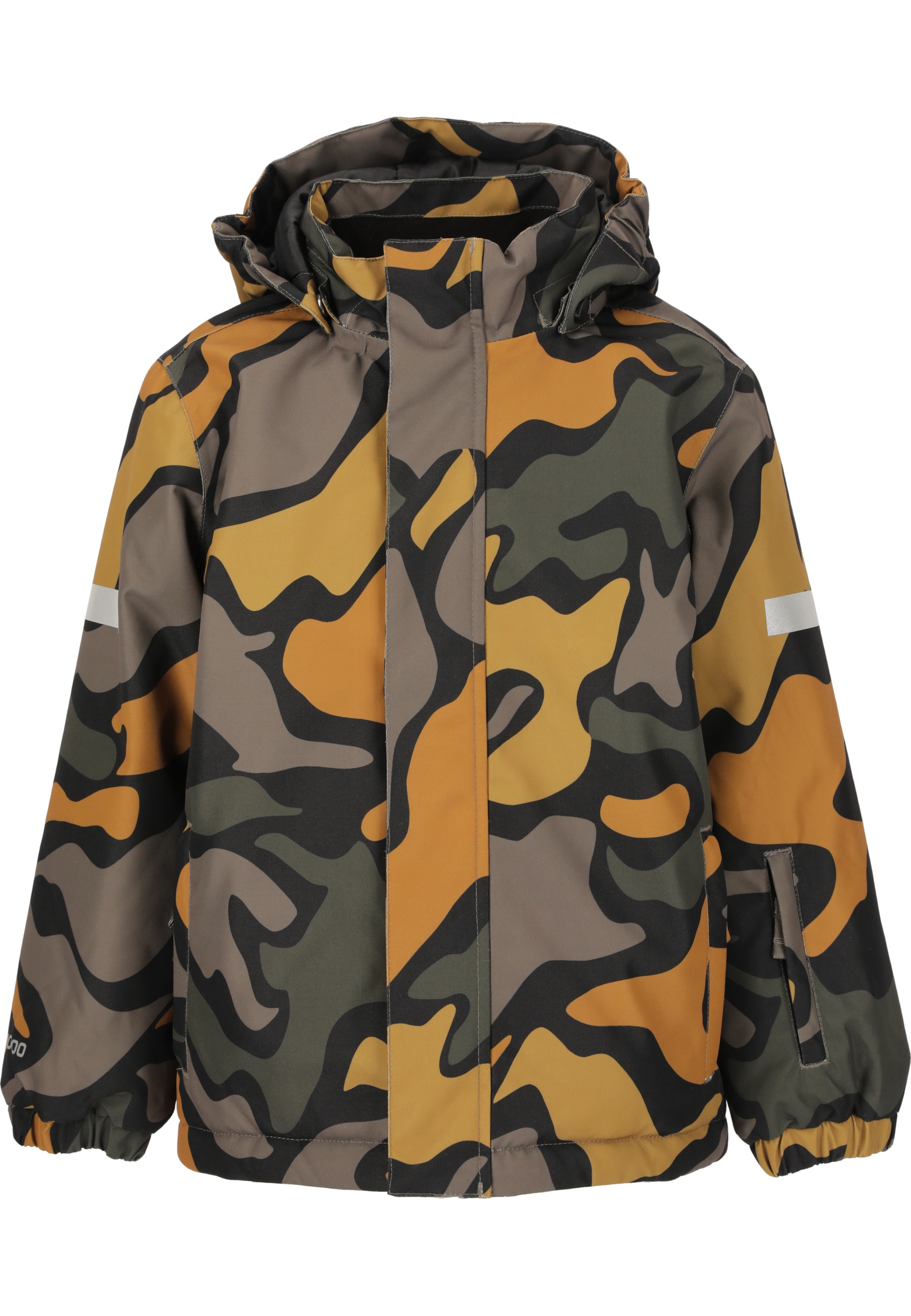 ZigZag Skijacke 'Funzone' in Braun: Vorderseite