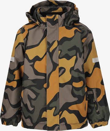 ZigZag Athletic Jacket 'Funzone' in Brown: front