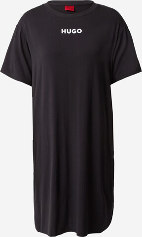 HUGO Noční košilka – černá: přední strana