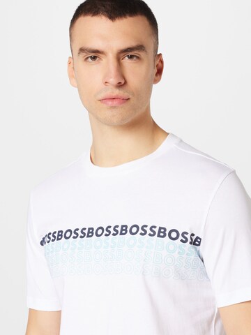 BOSS Green - Camiseta en blanco