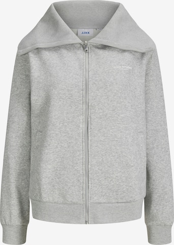 JJXX Jopa na zadrgo 'JXSTUDIO VESTERBRO' | siva barva: sprednja stran