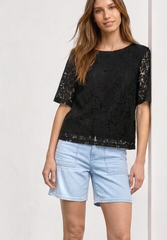 STREET ONE Shirt in Schwarz: Vorderseite
