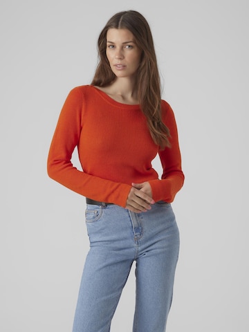 Pull-over ' New Lexsun' VERO MODA en rouge : devant