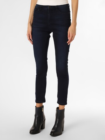 Coupe slim Jean Olivia en bleu : devant