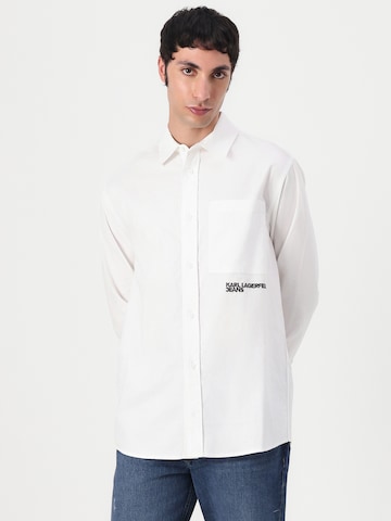 KARL LAGERFELD JEANS Regular fit Ing - fehér