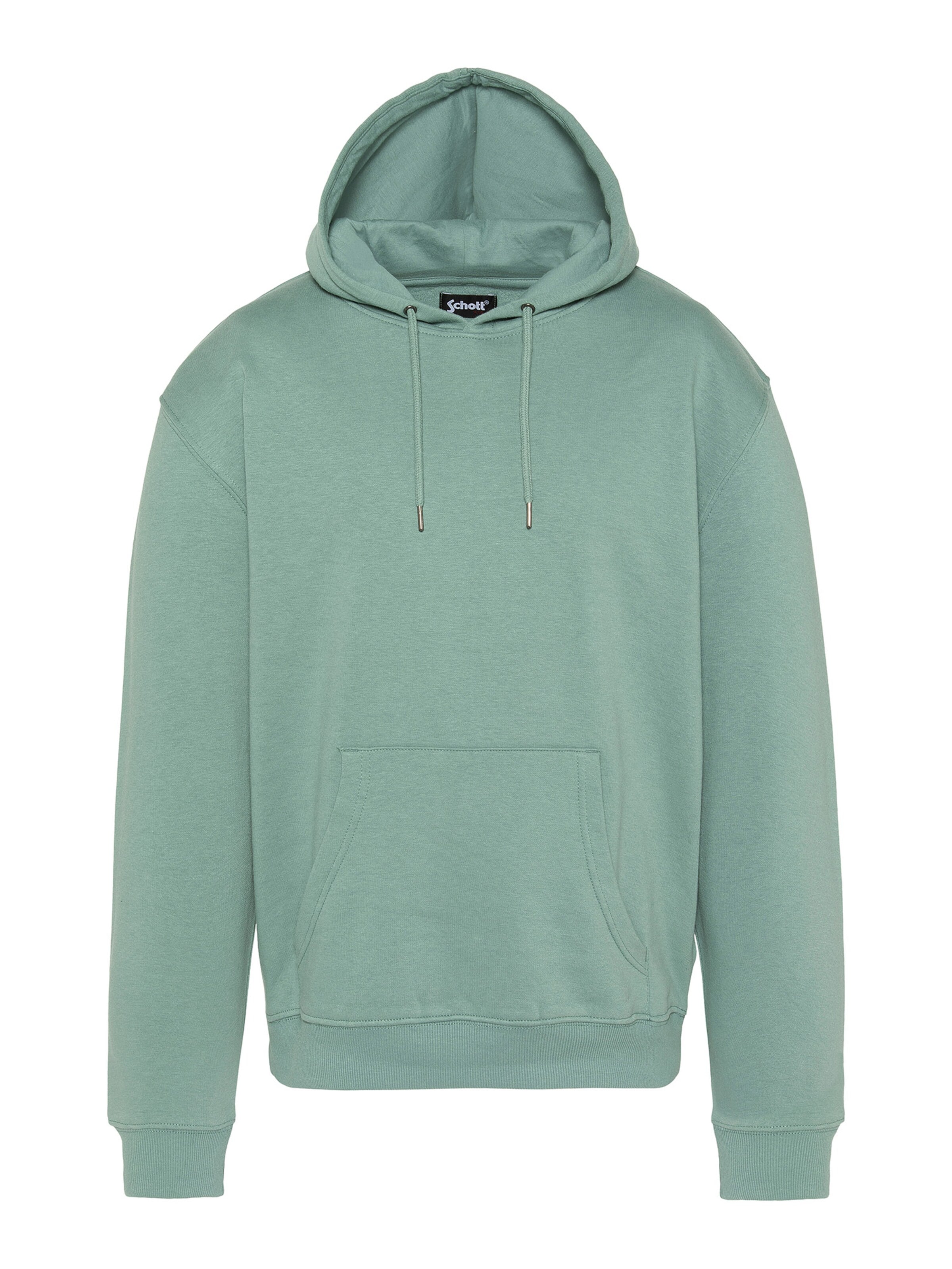 Schott NYC Sweatshirt in Green: front