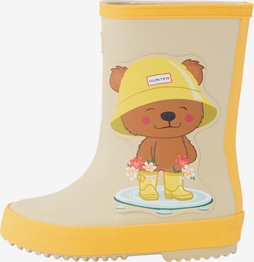 HUNTER Kumisaappaat 'FIRST BEAR' värissä keltainen: etupuoli