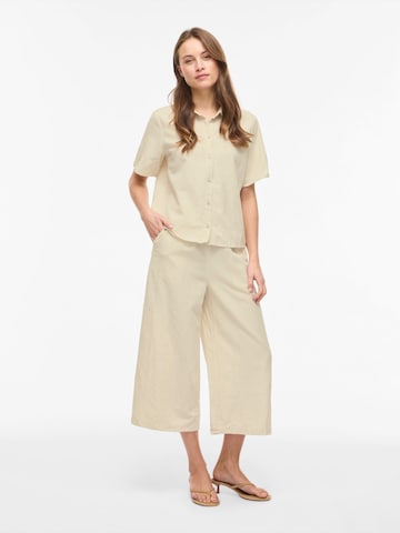 VILA Bő szár Nadrág - fehér