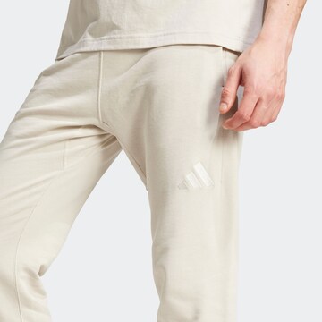 ADIDAS SPORTSWEAR Tapered Sporthose 'All Szn' in Weiß