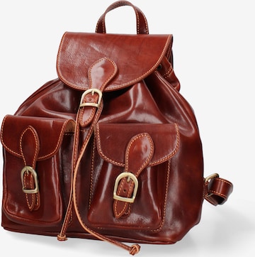 Viola Castellani Rucksack in Braun: Vorderseite
