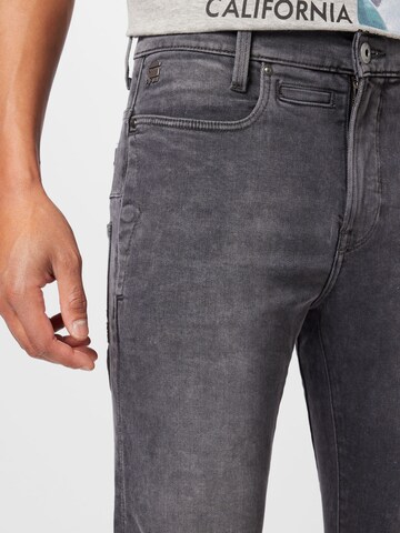 G-Star RAW - Slimfit Calças de ganga 'D-Staq' em cinzento