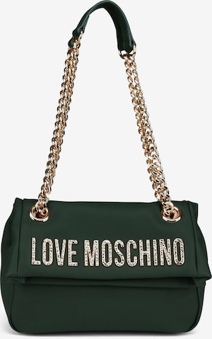Love Moschino Shoulder bag in Green: front