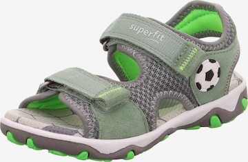 SUPERFIT Avonaiset kengät 'MIKE 3.0' värissä vihreä: etupuoli
