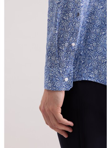 Coupe regular Chemise business SEIDENSTICKER en bleu