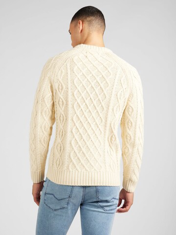 INDICODE JEANS Pullover 'Bussel' i hvid