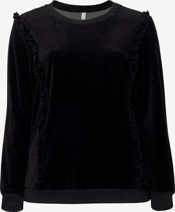 SHEEGO Sweatshirt in Black: front