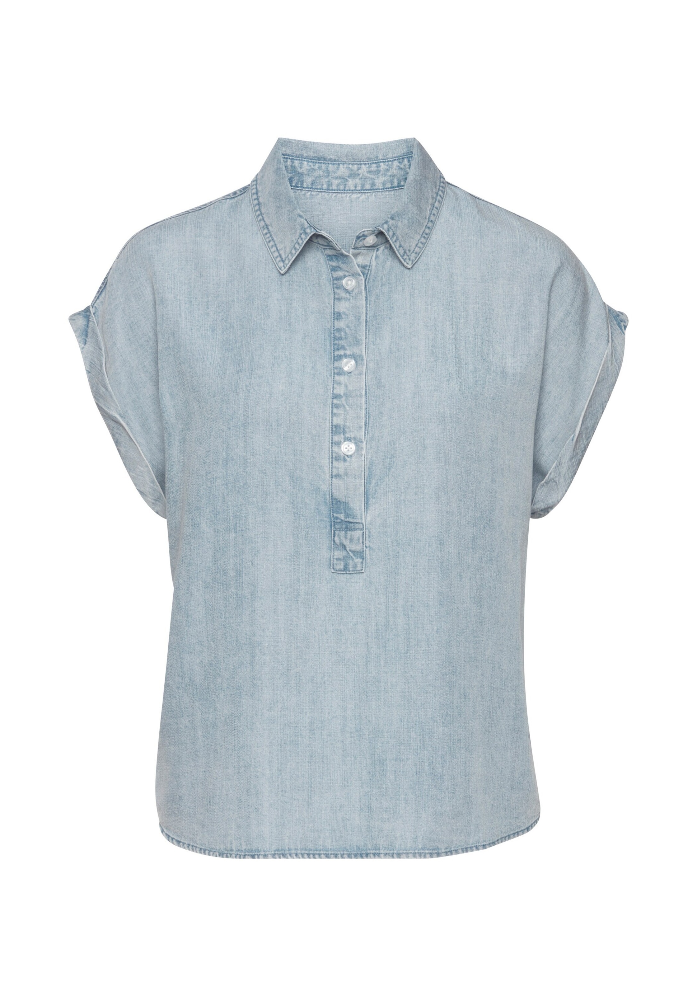VIVANCE Blouse in Blue: front
