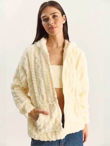 Bianco Lucci Strickjacke in Weiß: Vorderseite