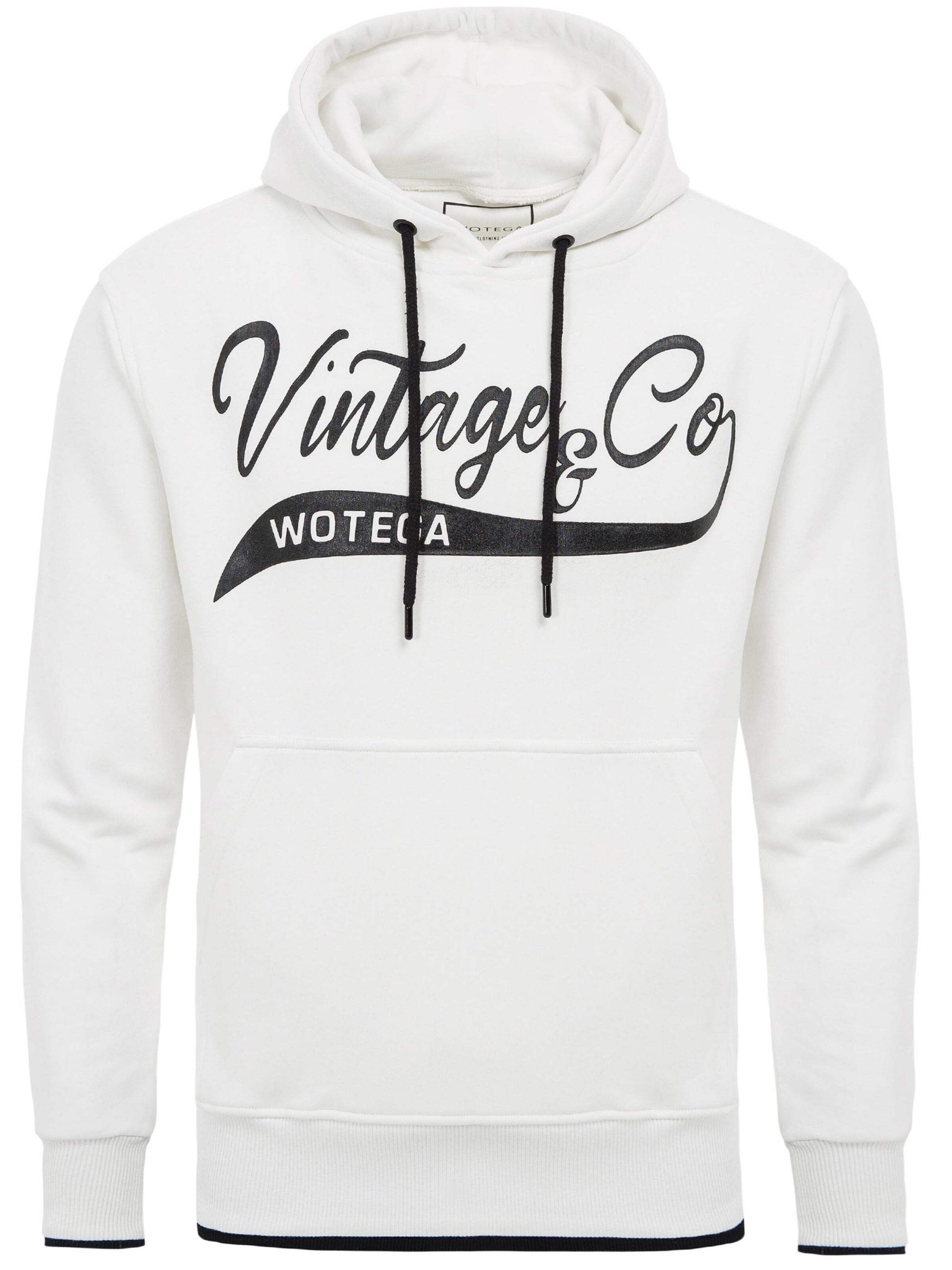WOTEGA Sweatshirt 'WT Star'‌‌ in Weiß: Vorderseite