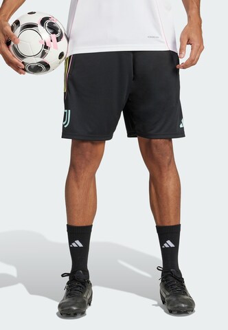 regular Pantaloni sportivi 'Juventus Turin Tiro 25 Competition' di ADIDAS PERFORMANCE in nero: frontale