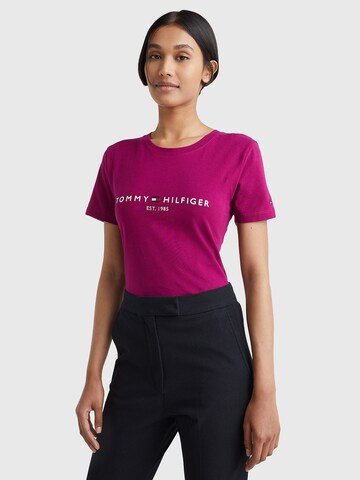 TOMMY HILFIGER T-Shirt in Rot: predná strana