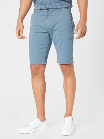 GARCIA Slimfit Chino in Blauw: voorkant