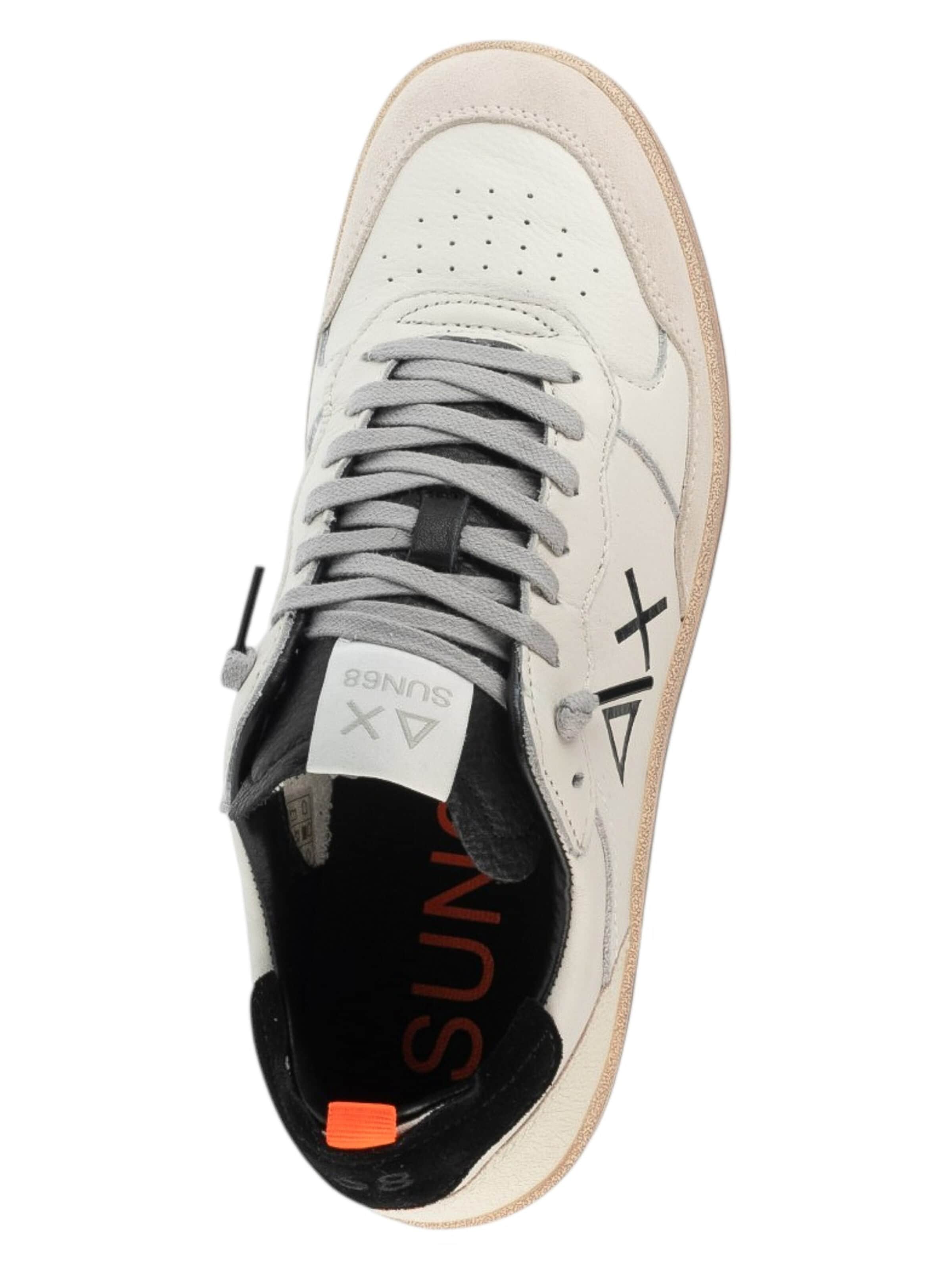SUN68 Sneakers laag 'Urban Basket' in Wit