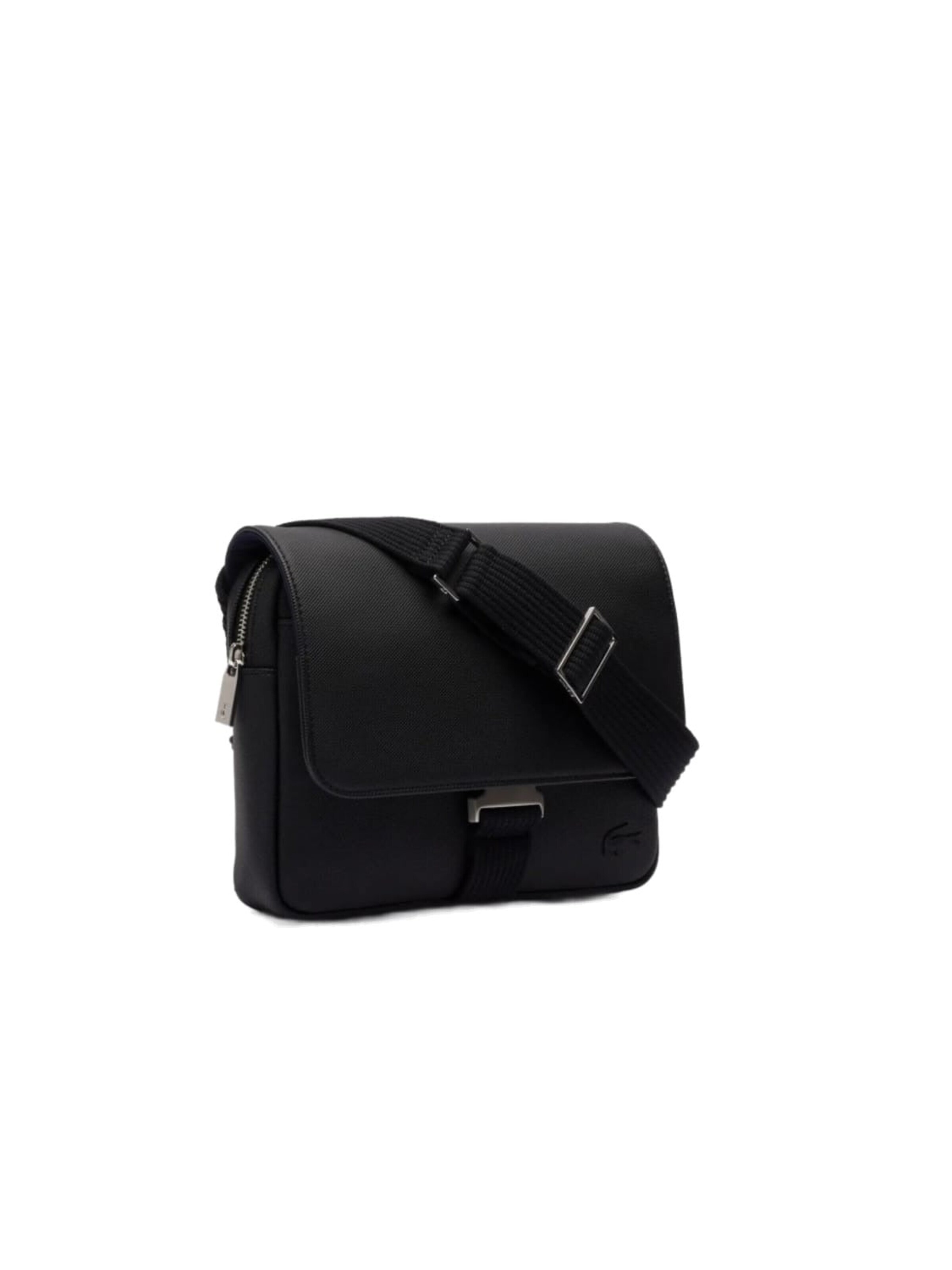 LACOSTE Umhängetasche 'Lacoste Sacoche rabat Men's Classic Noir'‌‌‌ in Schwarz