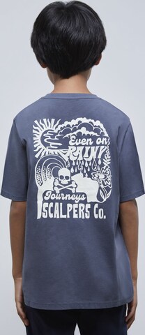 Scalpers T-Shirt 'New Friday' in Blau