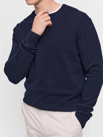SANVT Pullover 'The Merino Sweater'‌‌‌‌‌‌‌‌‌ in Blau